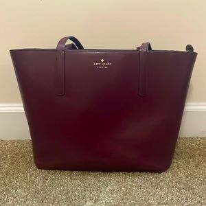 Maroon Kate Spade Tote